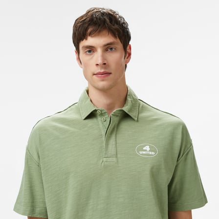 United4 Ozon Erkek Yeşil Polo