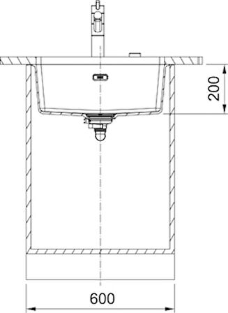 Franke Mrg 210/110-52 Nero Tezgah Altı/sıfır Maris Granit Eviye 125.0688.487