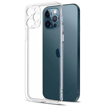 Smcase iPhone 12 Pro Kılıf Kamera Korumalı Silikon
