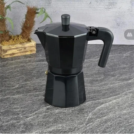 Ocak Üstü Espresso ve Kahve Makinesi - Moka Pot - 9 Kişilik 450 ml