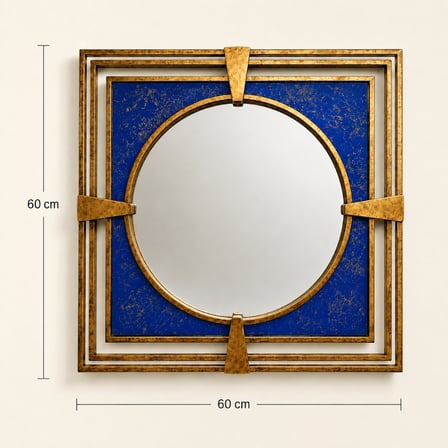 Cobalt Gold Duvar Aynası
