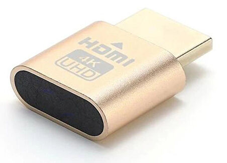 5245 Hdmi 4k Uhd Dummy Plug Minning Bitcoin Sanal Monitör Ekran Kartı Emülatörü