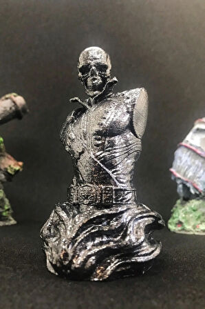 Hayalet Sürücü Ghost Rider Büst 10cm - Silver Efekt