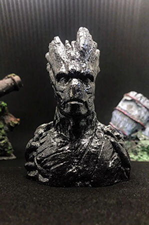 Marvel Groot Büst 10cm - Silver Efekt