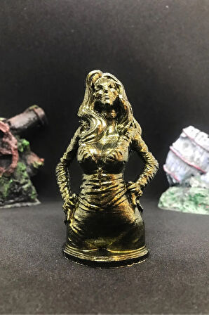 DC Catwoman Büst 10cm - Gold Efekt