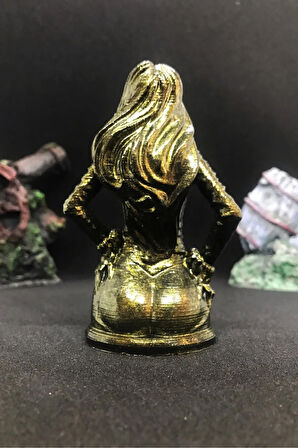DC Catwoman Büst 10cm - Gold Efekt