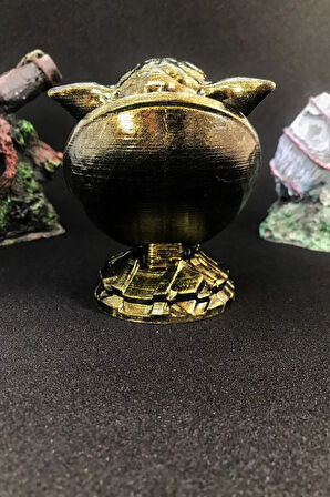 Star Wars Yoda Figür - Gold Efekt