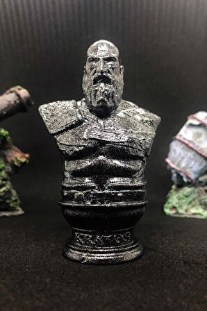 God Of War Kratos Büst 10cm - Silver Efekt