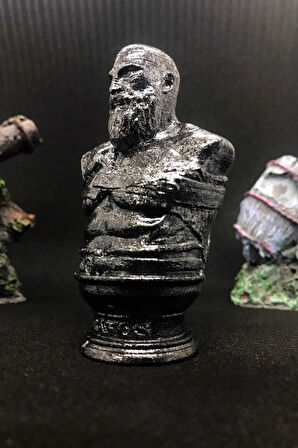 God Of War Kratos Büst 10cm - Silver Efekt