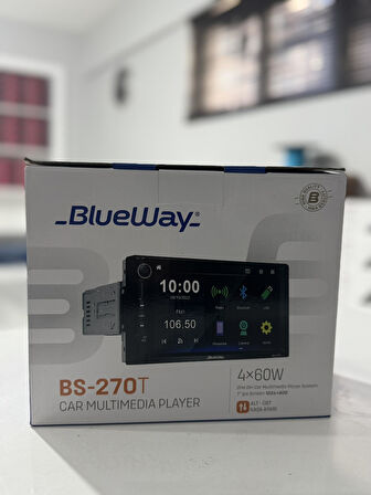 BLUEWAY BS-270T AYARLANABİLİR KASA DOUBLE CARPLAY ANDROİD AUTO