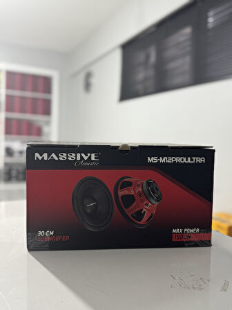 MASSİVE MS-M12PRO ULTRA 30CM SUBWOOFER 400RMS