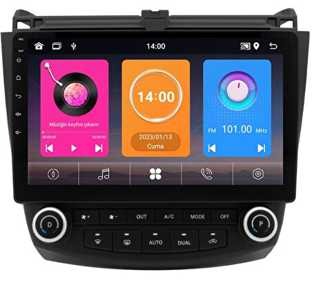 Honda Accord Android Multimedya Sistemi (2003-2008) for-x 4/64