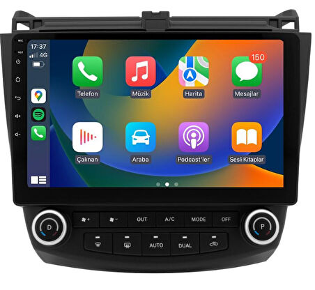 Honda Accord Android Multimedya Sistemi (2003-2008) for-x 4/64