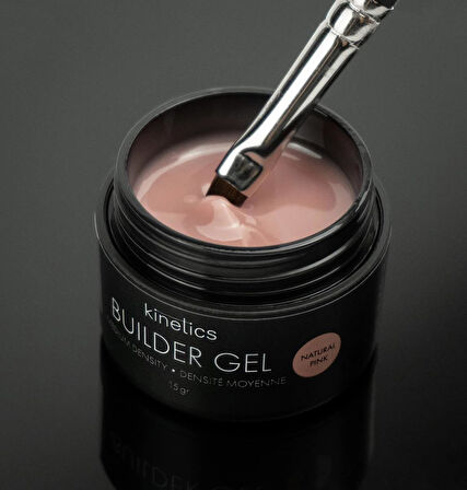 Kinetics Builder Gel High Density Protez Tırnak Jeli UV Gel Natural Pink (Doğal Pembe) 15gr