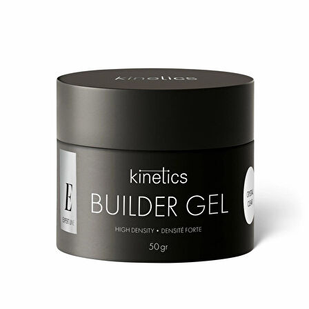 Kinetics Builder Gel High Density Protez Tırnak Jeli UV Gel Crystal Clear (Şeffaf) 50gr