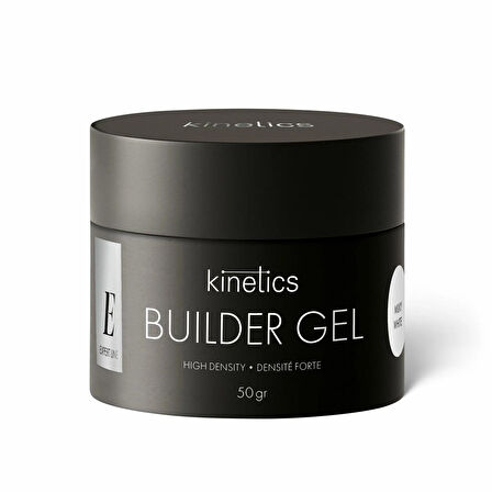 Kinetics Builder Gel High Density Protez Tırnak Jeli UV Gel Milky White (Süt Beyazı) 50gr