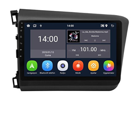 Honda Civic FB7 Android Multimedya Sistemi (2012-2016)