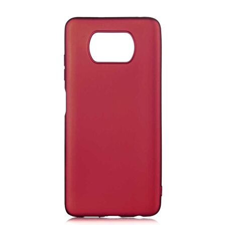 Smcase Xiaomi Poco X3 NFC Kılıf Lüks Tpu Mat Silikon