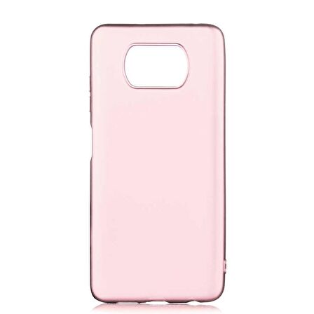 Smcase Xiaomi Poco X3 NFC Kılıf Lüks Tpu Mat Silikon  Nano Ekran Koruyucu