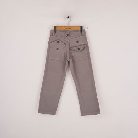 Mutlu Baskılı Gabardin Erkek Çocuk  Pantolon