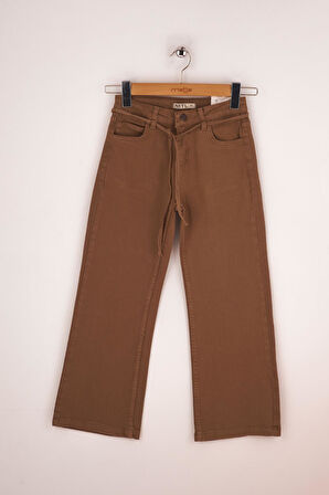 BİYE KEMERLİ GABARDİN PANTOLON