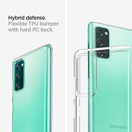 Smcase Samsung Galaxy S20 FE Kılıf Coss Hybrid Sert Silikon 