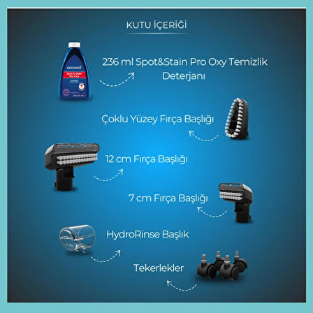 Bissell Spotclean Hydrosteam Pro Buharlı Halı – Koltuk Yıkama 