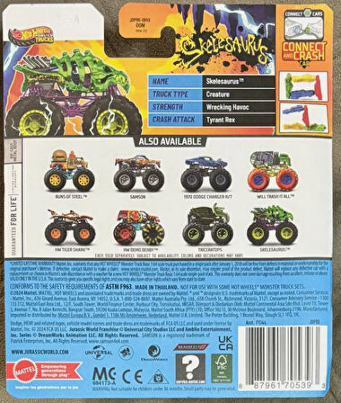 Hot Wheels Monster Truck - SKELESAURUS