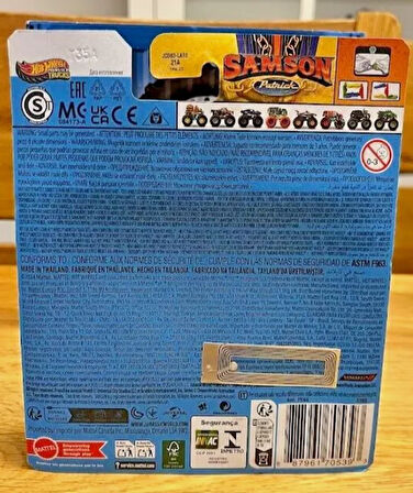 Hot Wheels Monster Trucks Jam SAMSON 1:64 2025 RARE