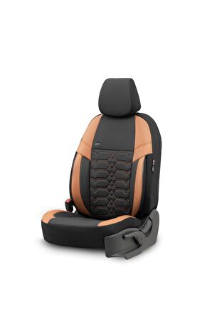 Elegance Design Universal Seat Cover Black-tan