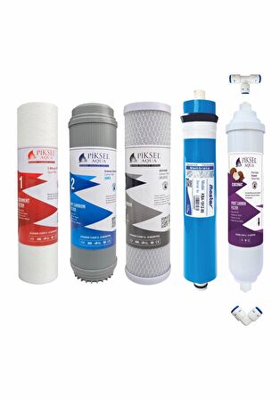 Piksel Aqua 5 Aşamalı Master Membranlı AÇIK KASA Su Arıtma Cihazı filtresi