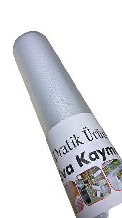 Eva Kaymaz 45cm x 10 Metre Şeffaf Kaymaz Raf Dolap İçi ve Çekmece İçi Örtüsü 