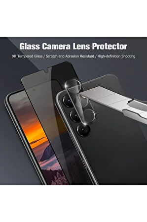 Samsung Galaxy S23 Hayalet Nano Ekran Koruyucu (ince Ve Esnek ) Ve Kamera Koruyucu Lens ( Hd Lens)