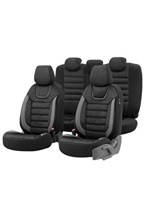 Iconic Design Universal Seat Covers Black-grey