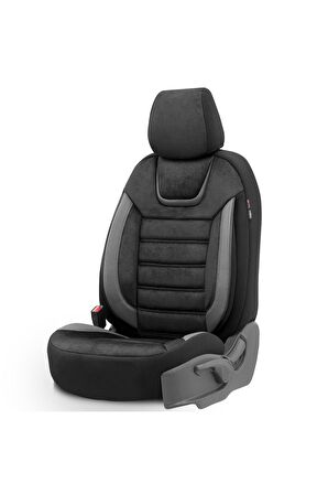 Iconic Design Universal Seat Covers Black-grey