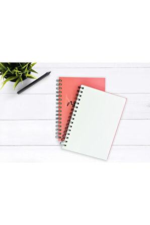 Notes Yazılı Çizgisiz Spiral Defter