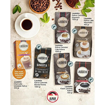 Barista Caffè Crema Çekirdek Kahve 1 KG İthal Alman Çekirdek Kahve Caffe Crema