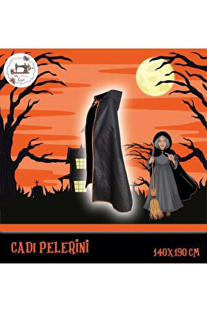 Halloween Cadı Pelerin