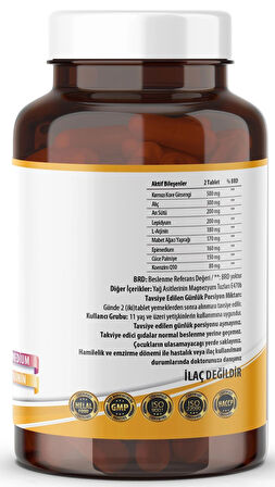 Ncs Kırmızı Kore Ginsengi Alıç-arı Sütü & Lepidyum 120 Tablet