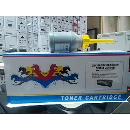 Hp Cb436A / Ce285A Universal Kolay Dolan Toner+Yedek Toz