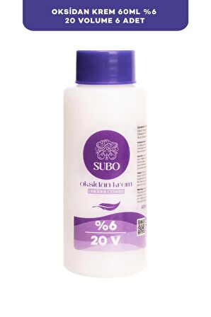 SUBO OKSİDAN KREM %6 20 VOLUME 6X60 ml
