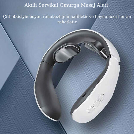 Boyun Ve Omuz Darbeli Masaj Aleti 6 Mod 9 Seviye Boyun Fıtığı Özel Ayarlanabilir Masaj Cihazı 