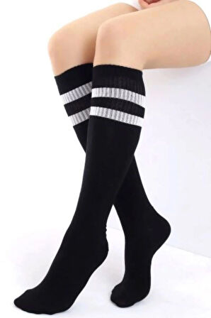 Dizaltı Kız Çocuk Okul Çorabı 3'lü Paket