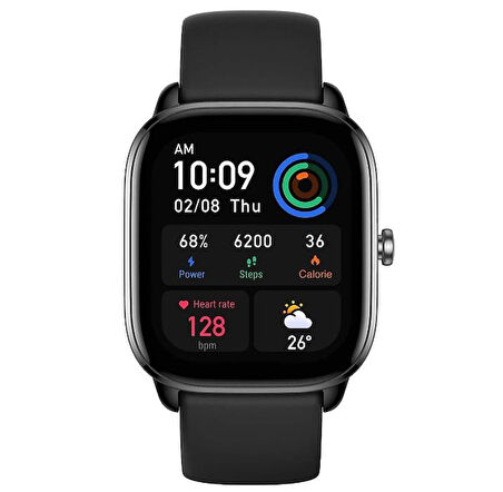 Amazfit GTS 4 Mini Akıllı Saat Siyah (OUTLET) (12 AY EVOFONE GARANTİLİ)