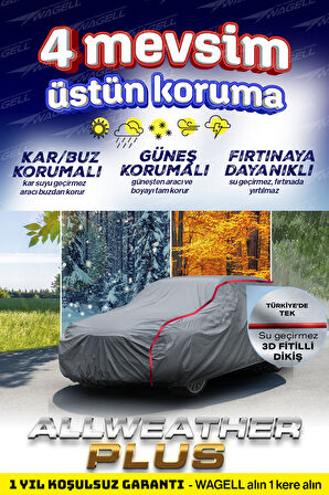 Toyota Yaris Cross Uyumlu PROMAX X400 Miflonlu Araba Brandası - Oto Çadır Örtü