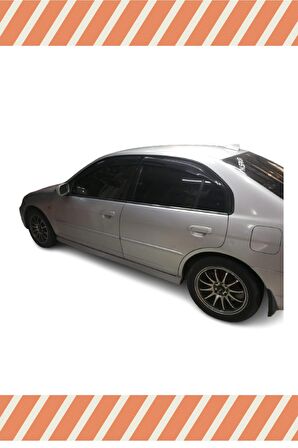 Honda civic sedan 2001-2007 modellerine özel 4’lü mügen tip cam rüzgarlığı