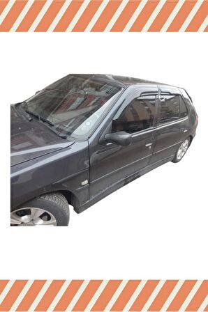 Peugeot 306 hb tüm modellerine özel 4’lü mügen tip cam rüzgarlığı