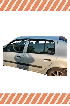 Renault clio 2 hb 1999 -2008 modellerine özel 4’lü mügen tip cam rüzgarlığı