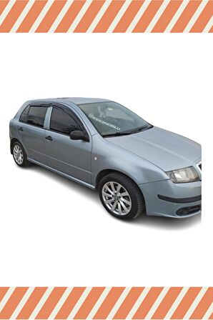 Skoda fabia hb 1999-2009 modellerine özel 4’lü mügen tip cam rüzgarlığı