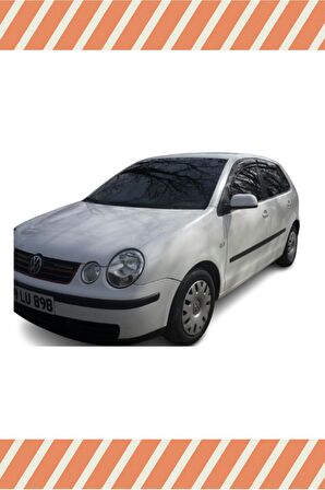 Volkswagen polo hb 2002-2008 modellerine özel 4’lü mügen tip cam rüzgarlığı